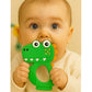 KIDS BASIC Dinosaur Shape & Reindeer Shape Silicone Teether , BPA Free & Safe for Babies (Pack of 2)