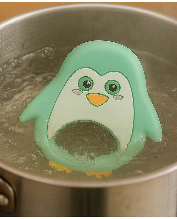 KIDS BASIC Dinosaur Shape & Reindeer Shape Silicone Teether , BPA Free & Safe for Babies (Pack of 2)