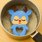 KIDS BASIC Baby Pacifier with Chain & Soft Reindeer Teether Combo ,Silicone, BPA Free