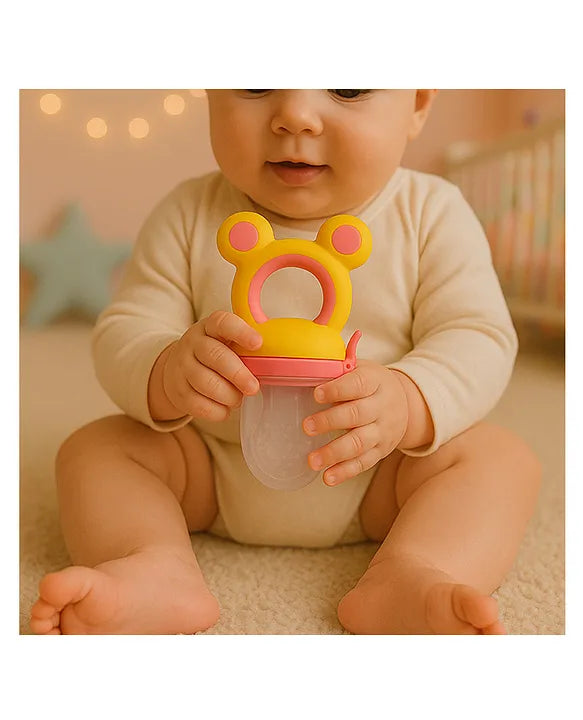 KIDS BASIC Essential Combo Mickey Fruit Nibbler & BPA Free Teether