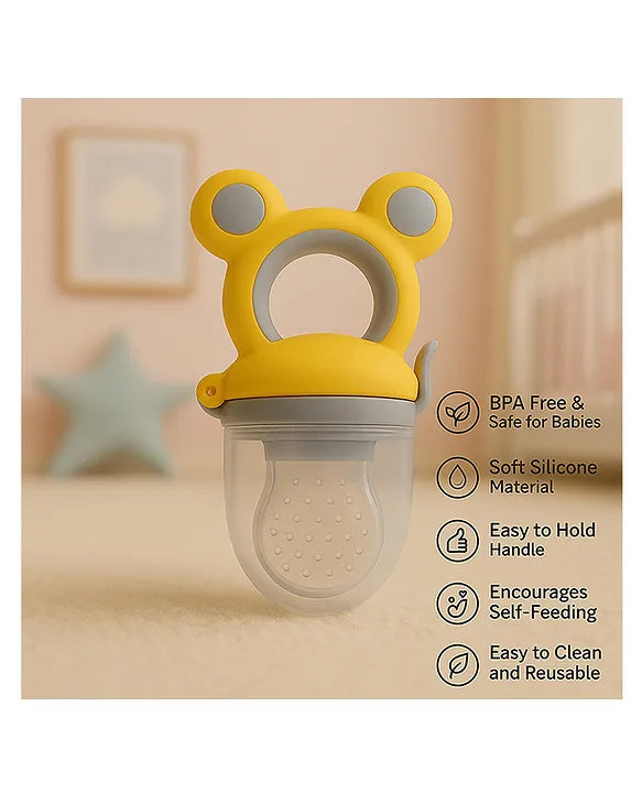 KIDS BASIC Essential Combo Mickey Fruit Nibbler & BPA Free Teether