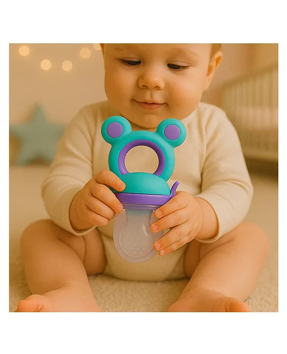 KIDS BASIC Essential Combo Mickey Fruit Nibbler & BPA Free Teether