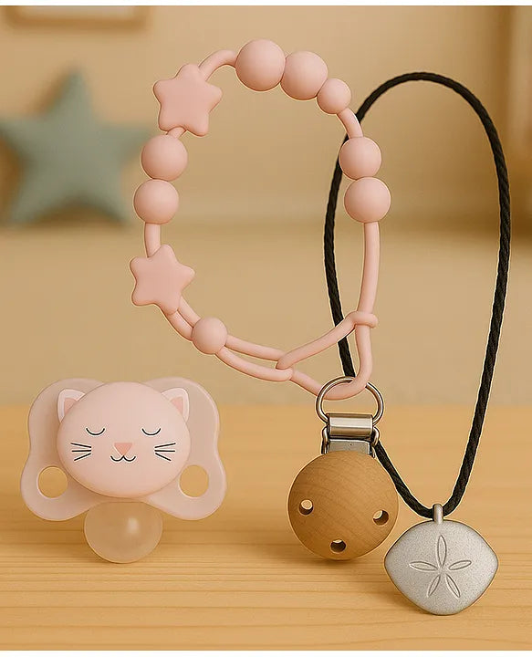 KIDS BASIC presents Tilsmi Moti & BPA Free Pacifier With clip