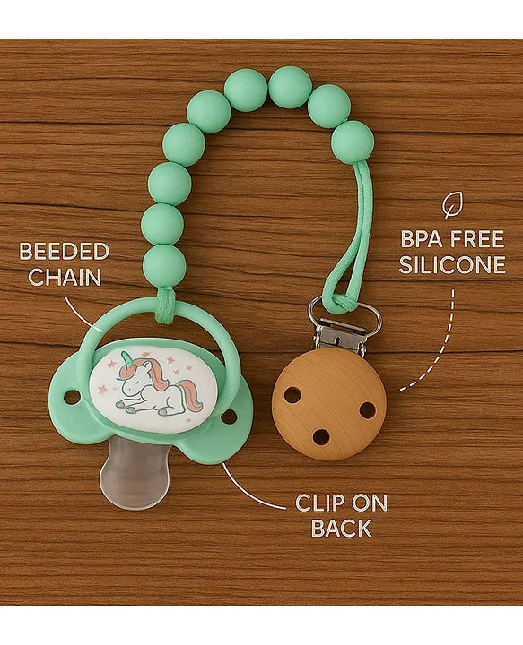 KIDS BASIC presents Tilsmi Moti & BPA Free Pacifier With clip