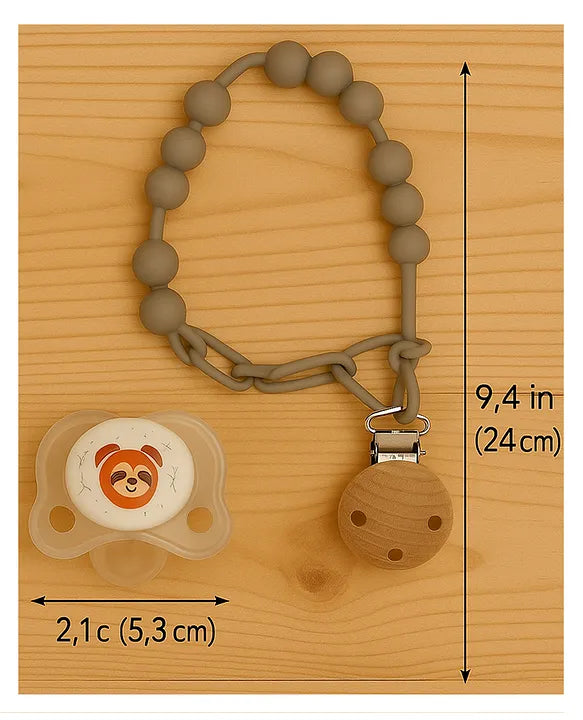 KIDS BASIC presents Tilsmi Moti & BPA Free Pacifier With clip