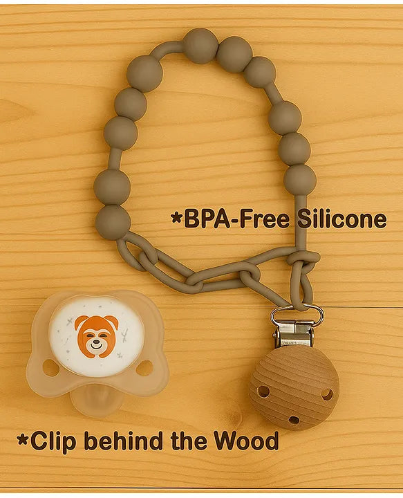 KIDS BASIC presents Tilsmi Moti & BPA Free Pacifier With clip