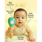 KIDS BASIC BIS Certified Wooden Teether & Wooden Rattle Combo , Natural, Safe & Eco-Friendly for Babies