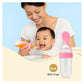 KIDS BASIC Soft Silicone Squeezy BPA Free Spoon Bottle For Babies