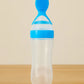 KIDS BASIC Soft Silicone Squeezy BPA Free Spoon Bottle For Babies