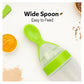 KIDS BASIC Soft Silicone Squeezy BPA Free Spoon Bottle For Babies
