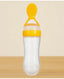 KIDS BASIC Soft Silicone Squeezy BPA Free Spoon Bottle For Babies