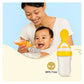 KIDS BASIC Soft Silicone Squeezy BPA Free Spoon Bottle For Babies