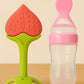 KIDS BASIC Baby Silicone Spoon Bottle with Soft Teether Feeder Combo , BPA Free Feeding Set