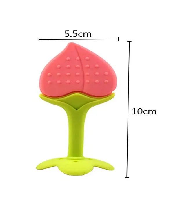 KIDS BASIC Baby Silicone Spoon Bottle with Soft Teether Feeder Combo , BPA Free Feeding Set