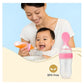 KIDS BASIC Baby Silicone Spoon Bottle with Soft Teether Feeder Combo , BPA Free Feeding Set