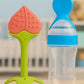 KIDS BASIC Baby Silicone Spoon Bottle with Soft Teether Feeder Combo , BPA Free Feeding Set