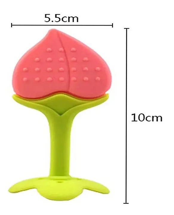 KIDS BASIC Baby Silicone Spoon Bottle with Soft Teether Feeder Combo , BPA Free Feeding Set