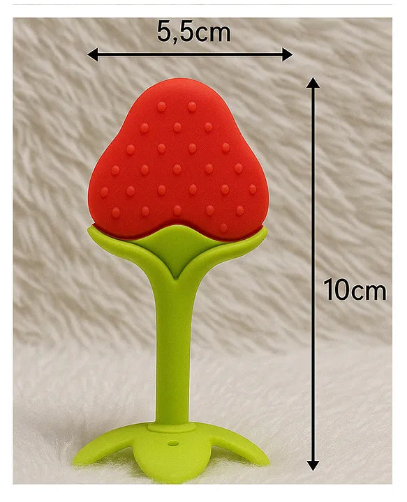 KIDS BASIC Baby Silicone Spoon Bottle with Soft Teether Feeder Combo , BPA Free Feeding Set