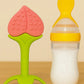 KIDS BASIC Baby Silicone Spoon Bottle with Soft Teether Feeder Combo , BPA Free Feeding Set