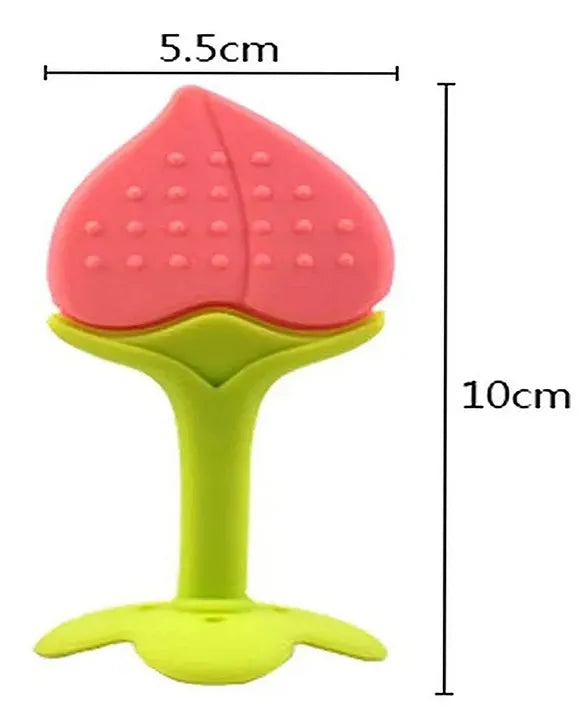 KIDS BASIC Baby Silicone Spoon Bottle with Soft Teether Feeder Combo , BPA Free Feeding Set