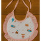 KIDS BASIC Premium Imported Knot Frill Baby Bibs - Super Soft, Large Size, Cute Designs