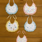 KIDS BASIC  Premium Imported Knot Frill Baby Bibs - Super Soft, Large Size, Cute Designs