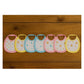 KIDS BASIC  Premium Imported Knot Frill Baby Bibs - Super Soft, Large Size, Cute Designs