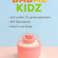 KIDS BASIC Soft Puff Baby Powder Dispenser Built-in Powder Storage, Gentle on Baby Skin