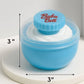 KIDS BASIC Soft Puff Baby Powder Dispenser Built-in Powder Storage, Gentle on Baby Skin