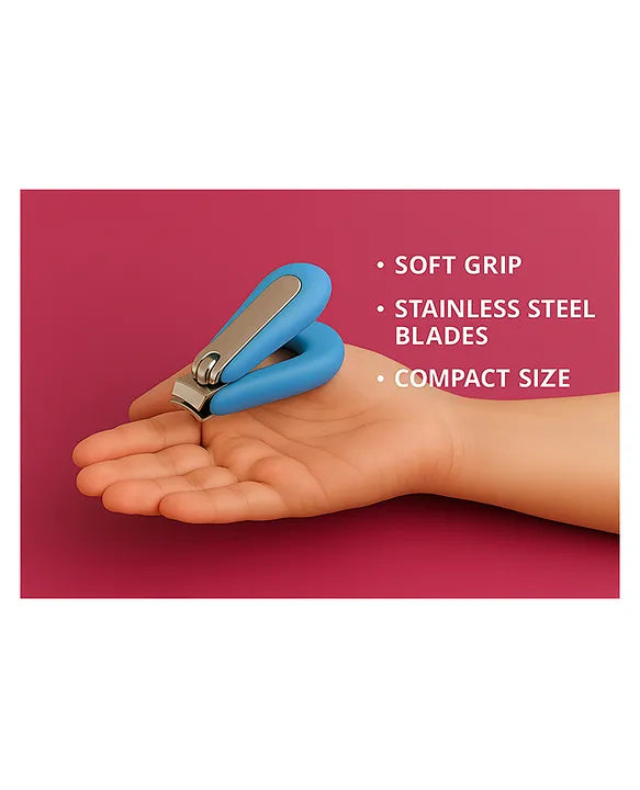 KIDS BASIC  Baby Nail Clipper with Safety Box - Gentle & Easy Grooming for Newborns and Kids