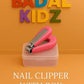 KIDS BASIC  Baby Nail Clipper with Safety Box - Gentle & Easy Grooming for Newborns and Kids