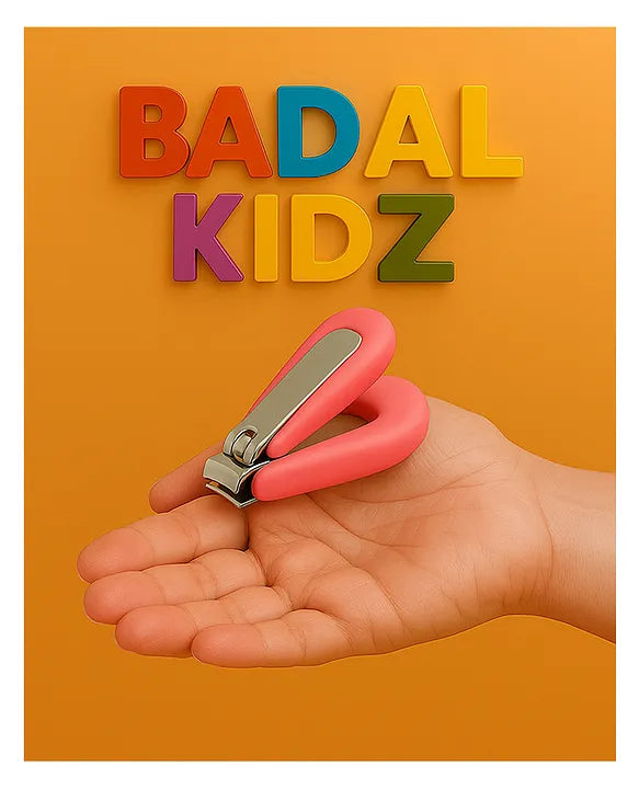KIDS BASIC  Baby Nail Clipper with Safety Box - Gentle & Easy Grooming for Newborns and Kids