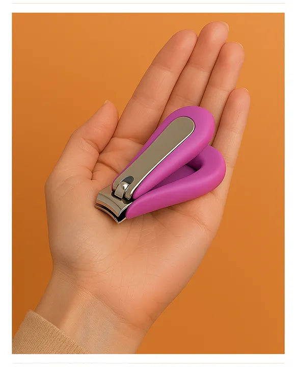 KIDS BASIC  Baby Nail Clipper with Safety Box - Gentle & Easy Grooming for Newborns and Kids