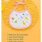 KIDS BASIC Newborn Small Knot Bib | Soft Cotton Baby Feeding Bibs | Absorbent & Comfortable for Drooling & Feeding