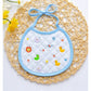 KIDS BASIC Newborn Small Knot Bib | Soft Cotton Baby Feeding Bibs | Absorbent & Comfortable for Drooling & Feeding
