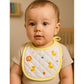 KIDS BASIC Newborn Small Knot Bib | Soft Cotton Baby Feeding Bibs | Absorbent & Comfortable for Drooling & Feeding