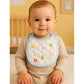 KIDS BASIC Newborn Small Knot Bib | Soft Cotton Baby Feeding Bibs | Absorbent & Comfortable for Drooling & Feeding