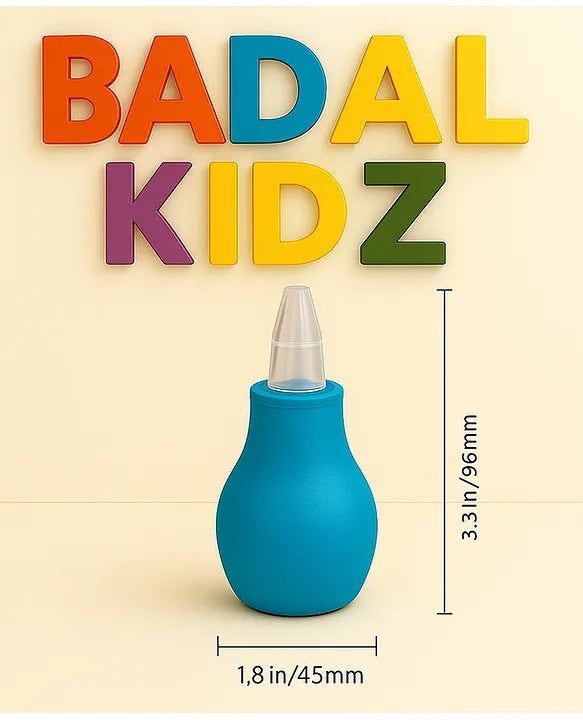 KIDS BASIC Baby Nasal Aspirator Nose Cleaner|Soft & Safe Suction for Newborns
