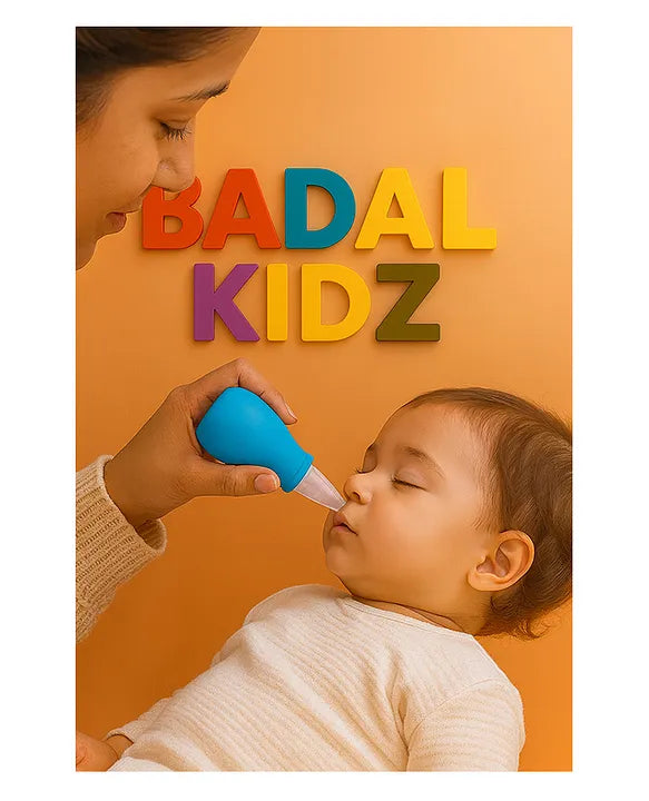 KIDS BASIC Baby Nasal Aspirator Nose Cleaner|Soft & Safe Suction for Newborns