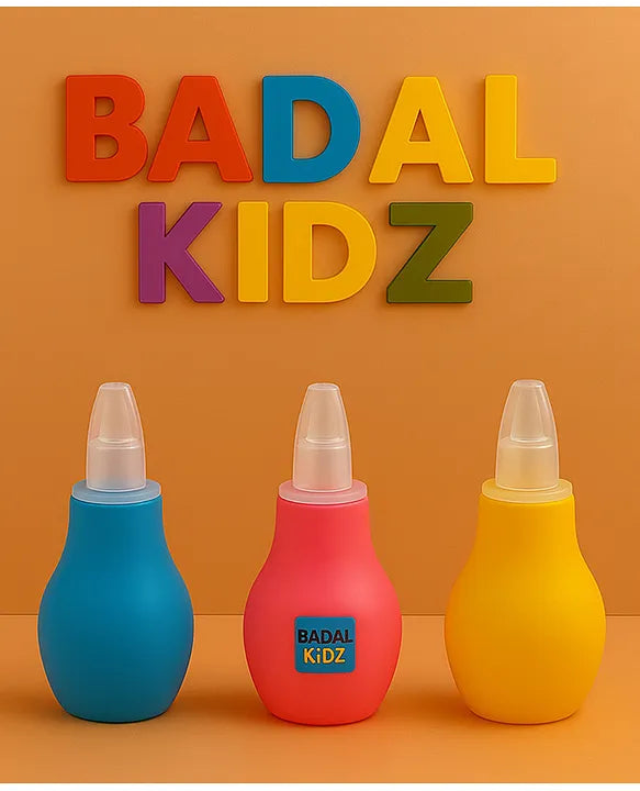KIDS BASIC Baby Nasal Aspirator Nose Cleaner|Soft & Safe Suction for Newborns