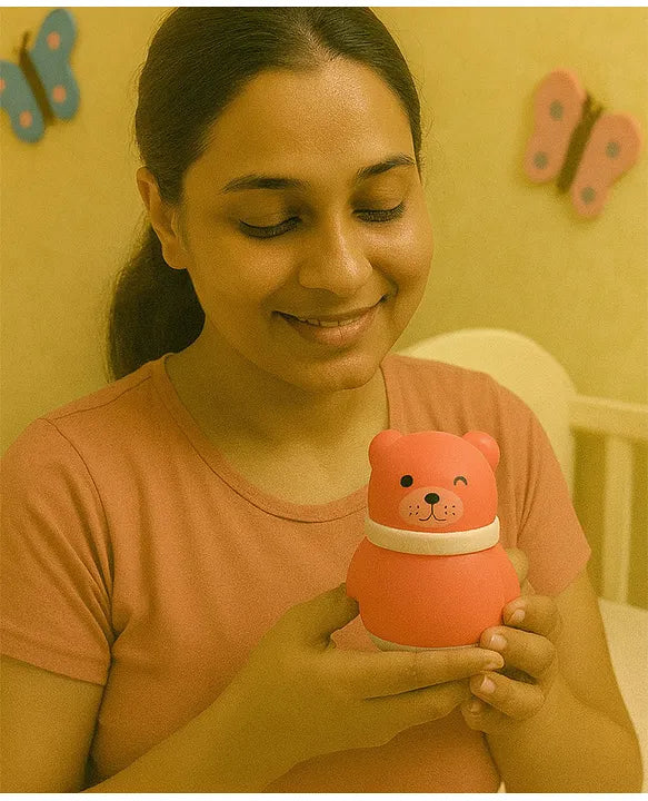 KIDS BASIC Grooming Set Baby Combo| Hair Brush Comb, 1 Portable Powder Puff & A Nail Cutter- Pink, Pink & Yellow