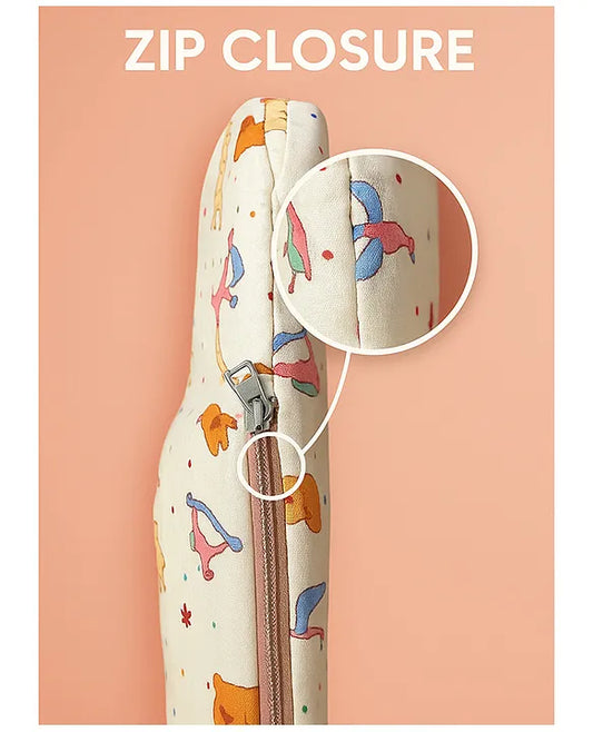 KIDS BASIC Muslin Warm Baby Sleeping Bag | Bonding | Soft & Breathable Swaddle Wrap for Newborns- Dinosaur Print