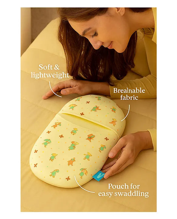 KIDS BASIC Muslin Warm Baby Sleeping Bag | Bonding | Soft & Breathable Swaddle Wrap for Newborns- Horse Print