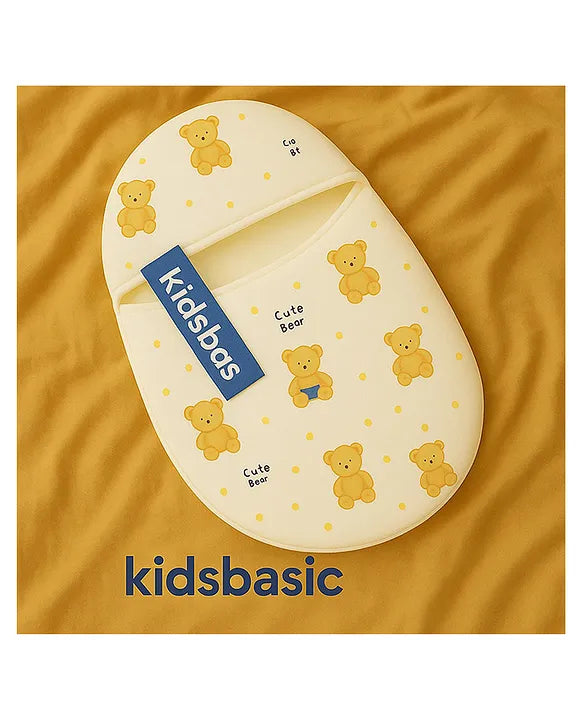 KIDS BASIC Muslin Warm Baby Sleeping Bag | Bonding | Soft & Breathable Swaddle Wrap for Newborns- Teddy Print