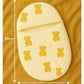 KIDS BASIC Muslin Warm Baby Sleeping Bag | Bonding | Soft & Breathable Swaddle Wrap for Newborns- Teddy Print