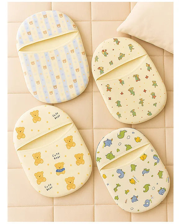 KIDS BASIC Muslin Warm Baby Sleeping Bag | Bonding | Soft & Breathable Swaddle Wrap for Newborns- Teddy Print