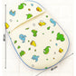 KIDS BASIC Newborn Essential Combo Muslin Warm Softest Sleeping Bag & BPA Free 2 In 1 Feeding Spoon Bottle + Nipple Bottle- Dino Print & Blue