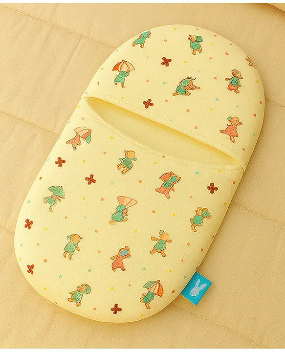 KIDS BASIC Newborn Essential Combo Muslin Warm Softest Sleeping Bag & BPA Free 2 In 1 Feeding Spoon Bottle + Nipple Bottle- Horse Print & Red