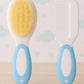 KIDS BASIC Baby Care Grooming Essential Combo | Soft Powder Puff with Built-In Storage Case + Nail Cutter + Nose Sucker + Hair Brush & Comb Set- Blue, Blue, Blue, Blue