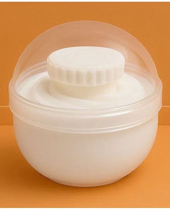 KIDS BASIC Baby Care Grooming Essential Combo | Soft Powder Puff with Built-In Storage Case + Nail Cutter + Nose Sucker + Hair Brush & Comb Set- White, Grey, Blue, Blue